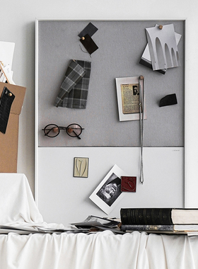 oroliving原创装饰磁吸拍立得创意照片墙高级感背景板电箱遮挡