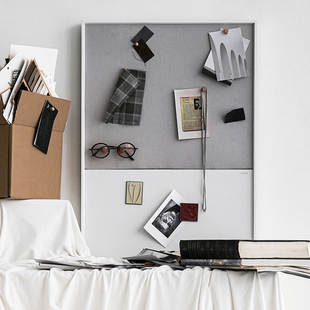 饰磁吸拍立得创意照片墙高级感背景板电箱遮挡 oroliving原创装