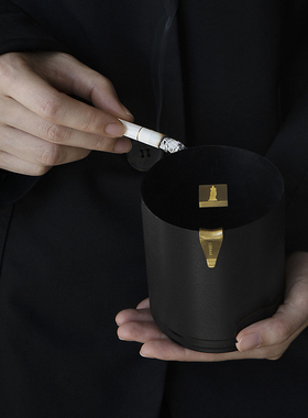 oroliving原创家用烟灰缸高级感小众高颜值极简摆件送男友礼物