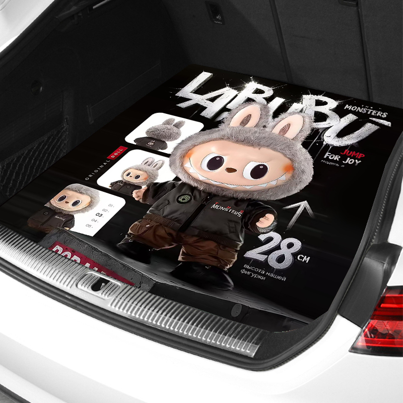 LABUBU专车定制后箱垫理想L6L7蔚来ET5小米su7特斯拉model3焕新y