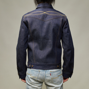 DENIM 二向箔 BOXER拳击手夹克 赤耳 捭和 复刻白橡布 BAI