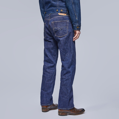 捭和（BAI-HE DENIM）双子 复刻55 宽松大直筒 原色赤耳 牛仔裤