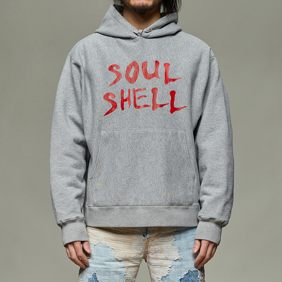 魂壳SOUL SHELL 血书 万圣节 宽松斗篷式 纯棉重磅卫衣 高街 中性