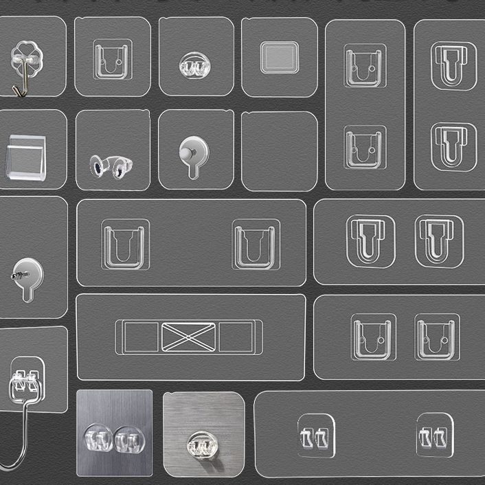 免打孔承重粘钩免钉置物架墙壁挂画粘贴浴室拖把无痕挂钩强力粘胶