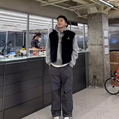 Nike耐克男冬季加厚保暖羽绒马甲