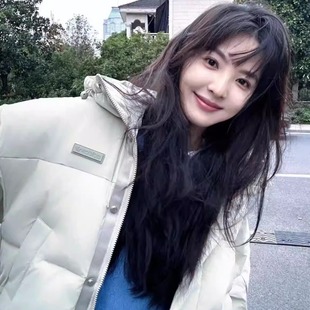 Adidas阿迪达斯女三叶草章若楠同款保暖羽绒服JD3786IR7120KG4910