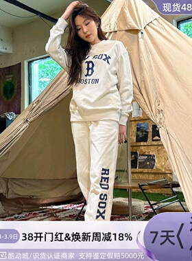 MLB男女同款轻便印花针织运动长裤3APTM0544-3APTV0134-3APTB0141