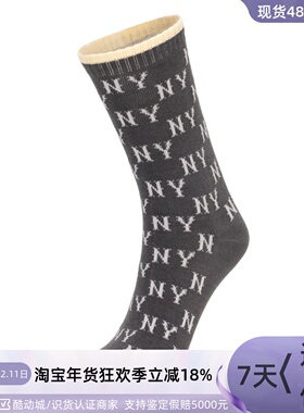 MLB男女同款透气舒适支撑抗菌运动袜3ASOS044N-3ASOMM14N
