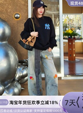 MLB男女同款轻便舒适运动长袖卫衣3AMTM0154-3AMTM1354-3AMTB0356