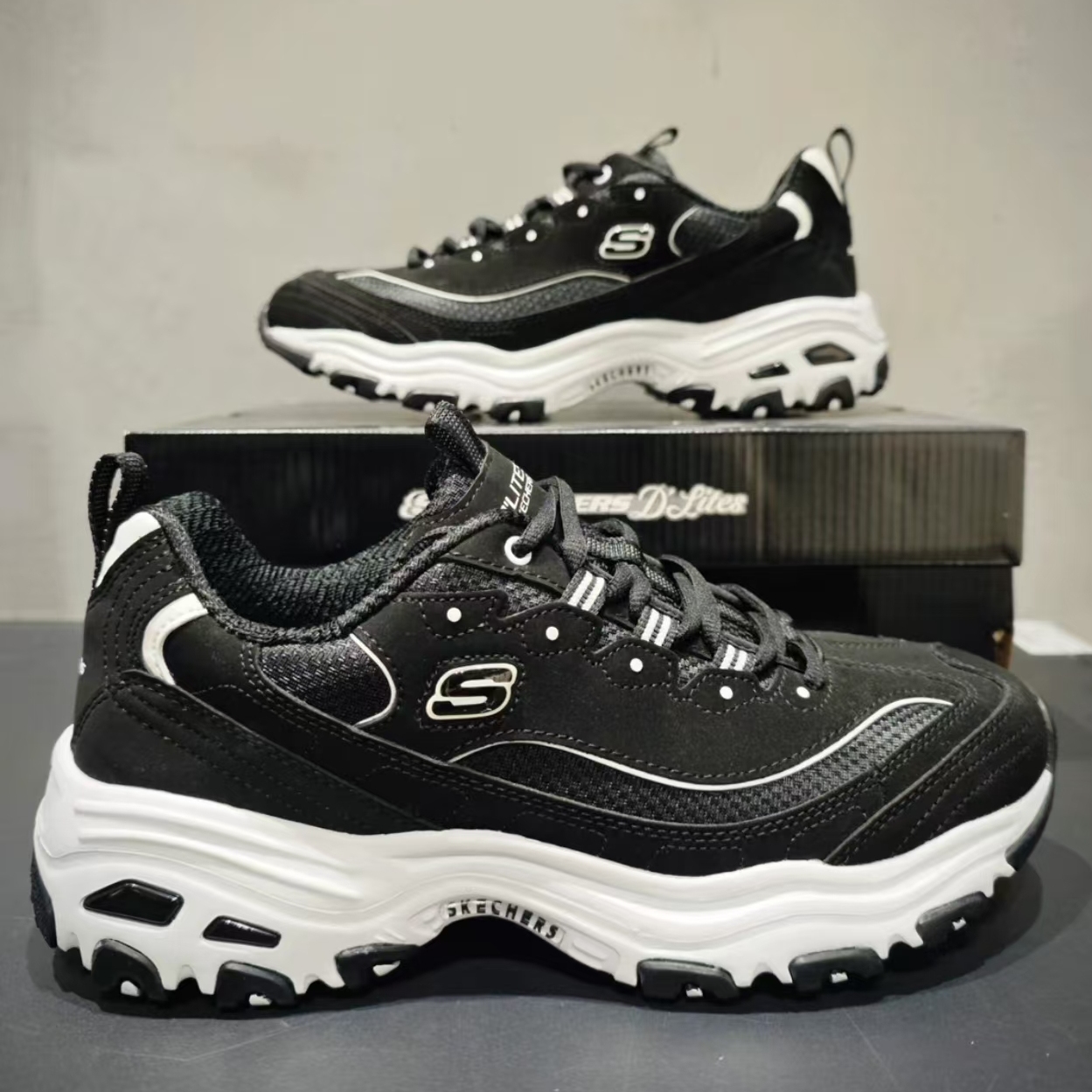 Skechers男子轻便透气运动休闲鞋