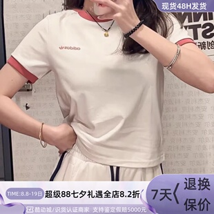 adidas三叶草经典简约圆领短袖T恤女JM7973JM7972KA2287JM8000