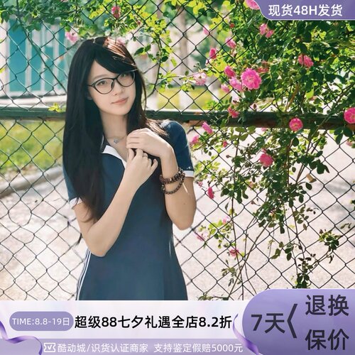 Adidas女子轻便舒适短袖连衣裙