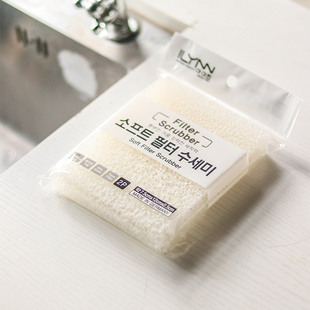 韩国仿丝瓜瓤洗碗海绵块瓜络百洁布厨房清洁擦双面刷碗清洁布神器