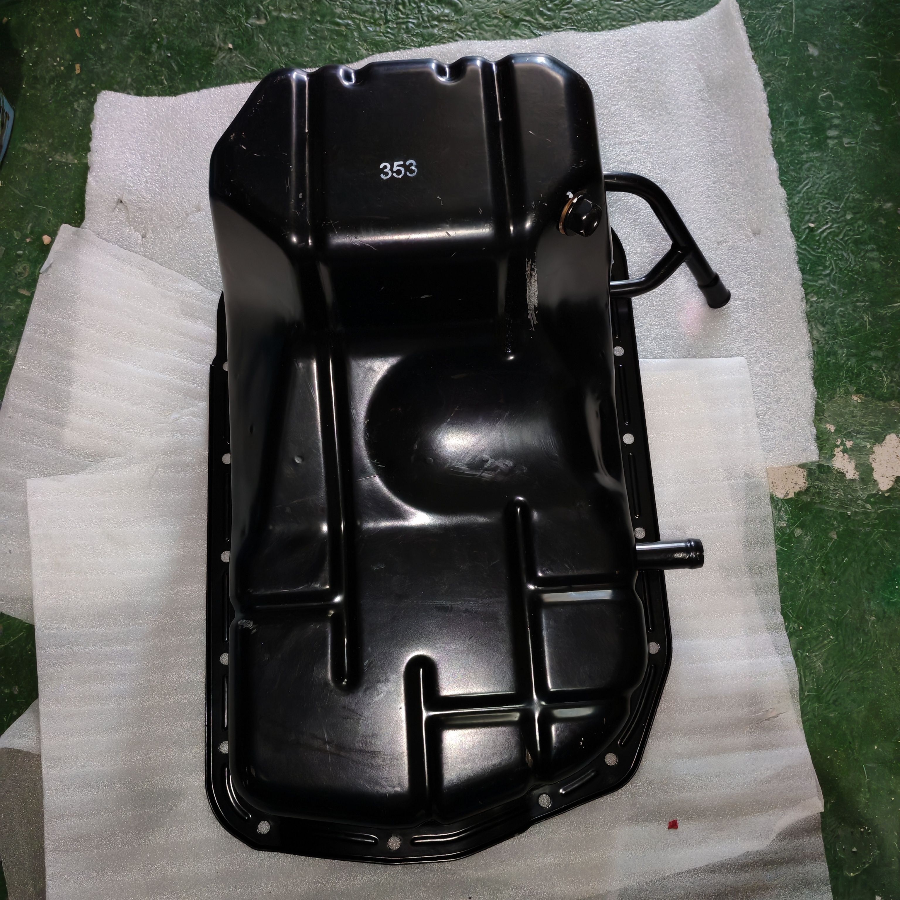 适用长城哈佛H5猎豹Q6 2.0T油底壳后驱4G63S4T发动机油滤网底壳