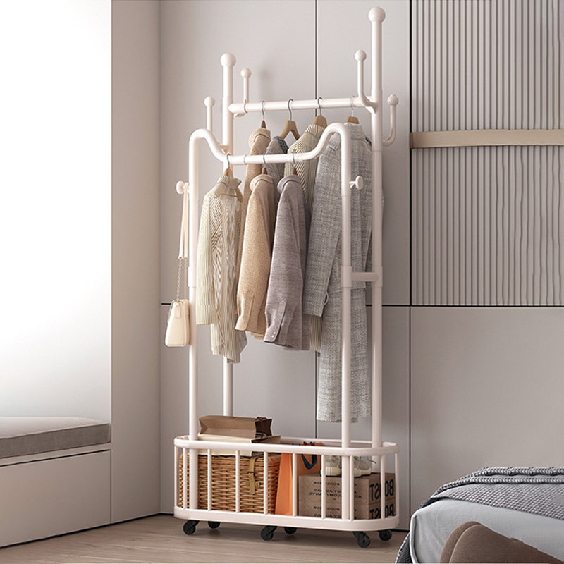 衣架落地可移动衣帽架带轮挂衣架