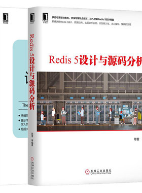 Redis 5设计与源码分析+Redis设计与实现 共2本 Redis单机及多机特征功能实现原理 Redis5启动流程安装调试命令解析流程详解图书籍