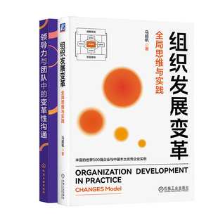組織發(fā)展變革：全局思維與實踐 變革性溝通書籍 領(lǐng)導(dǎo)力與團隊中