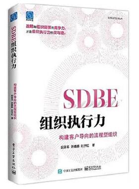 SDBE组织执行力 构建客户导向的流程型组织 胡荣丰 电子工业出版社9787121495007预售