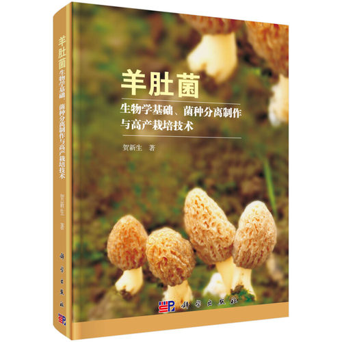 羊肚菌生物学基础 菌种分离制作与高产栽培技术 科学出版社 贺新生 著 9787030526052 羊肚菌规模化栽培室内栽培病虫害防治技术书