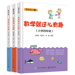 数学就这么有趣 小学四+五+六 3册 小学数学阅读书 小学数学思维训练 趣味数学思维游戏 中小学教育图书籍
