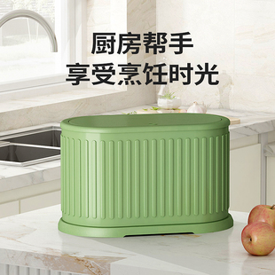 轻奢不锈钢桌面垃圾桶家用迷你按压式弹盖创意小号果皮纸屑收纳桶