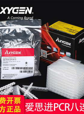 Axygen爱思进0.2ml八联管PCR荧光定量0.1八连管八排管PCR-0208-C