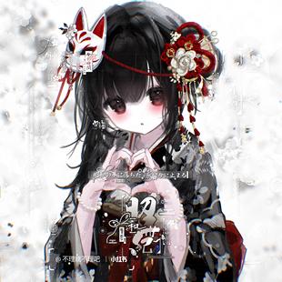 打包70张 无条件扭蛋摸鱼机1 女生闺蜜动漫头像原创圈高清无水印