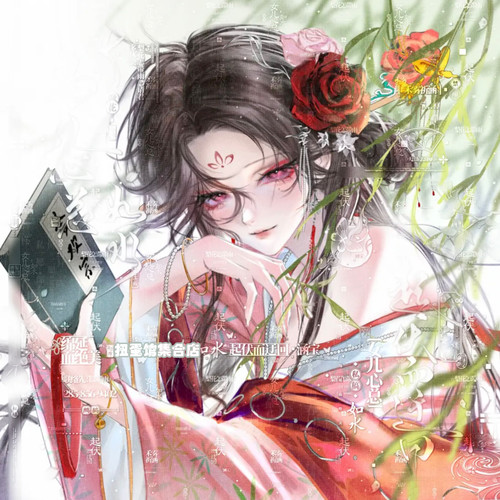 抱盒40张 失忆症氨菟扭蛋 情侣动漫插画头像原创圈直购高清无水印