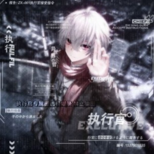 打包78张 执行官扭蛋机17期 男生动漫插画头像原创圈 高清无水印