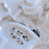 新款 促销 高定小香风马尔济斯头饰 MiKi宠物发夹 狗狗发卡 狗头饰