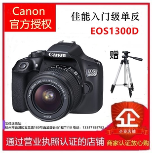 1300D单反相机 Canon 相机 佳能EOS 旅游会议 数码 入门级高清数码