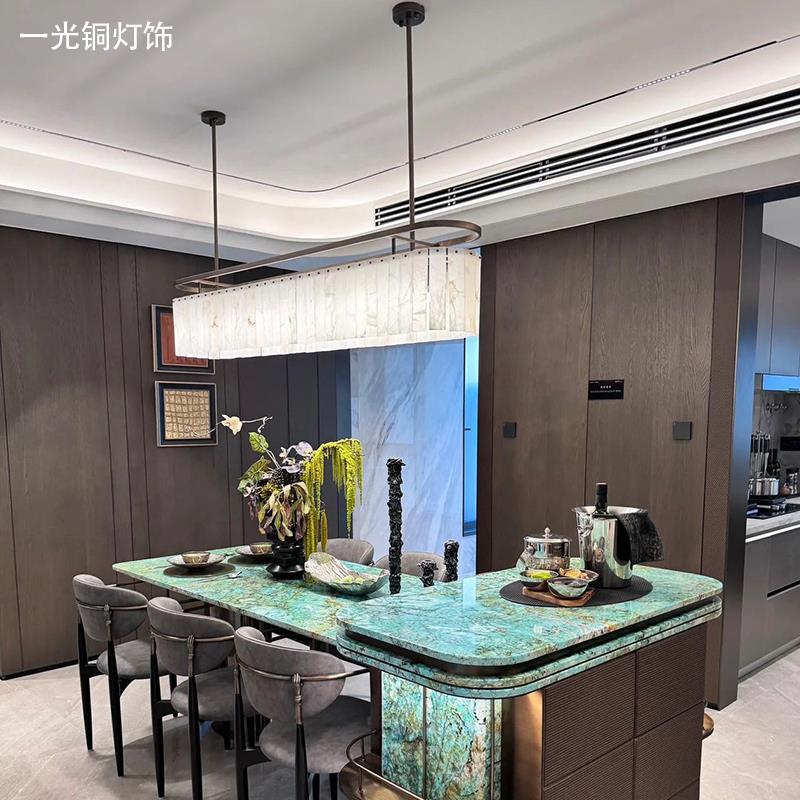 工厂直销支持非标定制设计师样板房餐厅西班牙云石吊灯餐桌吧台茶