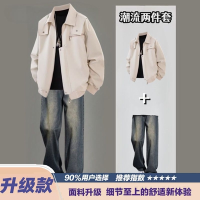 薄款冲锋衣夹克外套W51K180牛仔裤3XL高品P60
