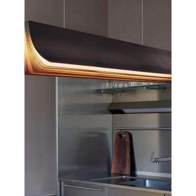 意大利轻奢餐厅吊灯北欧设计师书房茶室岛台简约一字长条书页灯