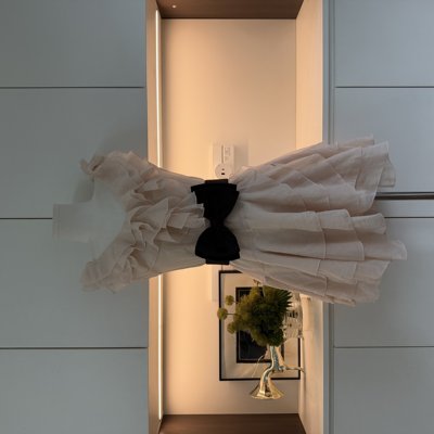 Barb Chill生日限定粉雾公主裙女夏季70天丝莱赛尔度假连衣裙