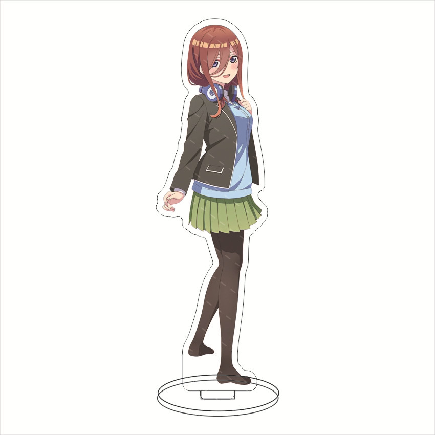 五等分的新娘周边亚克力大立牌中野三玖二乃一花四叶五月动漫摆件