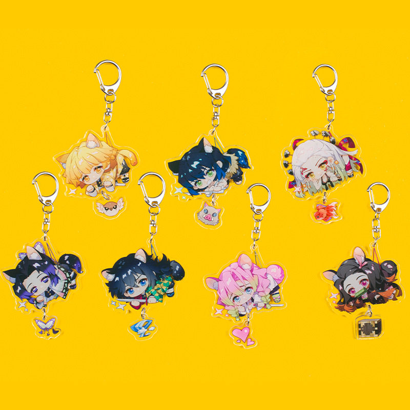 鬼灭之刃挂件富冈义勇蝴蝶忍芭内