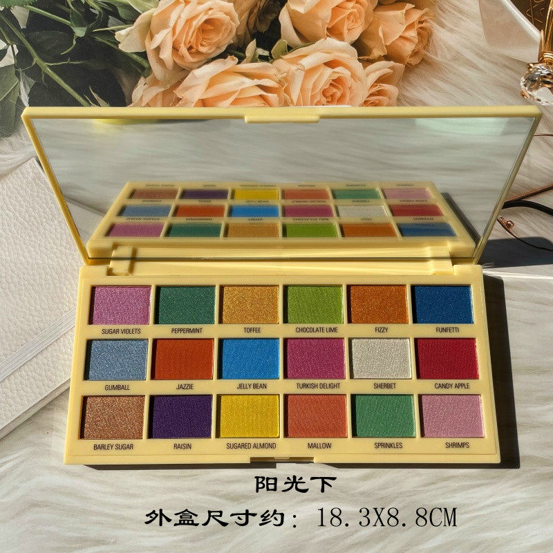 英国眼影盘makeup revolution巧克力眼影盘蜜桃橘色大地盘