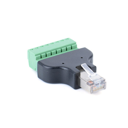 RJ45网线连接器RJ45 8P网络接线头模块网线水晶头延长器