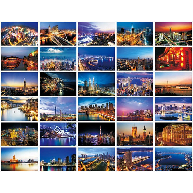 30张全球都市夜景世界30座著名城市夜晚摄影图集 旅游纪念收藏祝福
