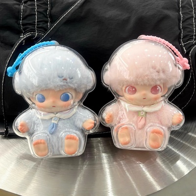 新生日记系列新奇搪胶毛绒高清壳保护壳防尘罩适用泡泡玛特DIMOO