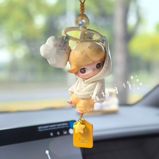 底娃保正.dimoo迪莫后视镜挂件如果今天星期八车饰 送男女生礼物