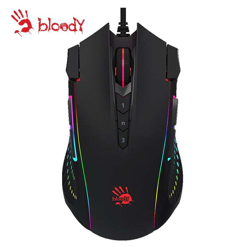 bloody血手幽灵j90s多键电竞宏数据编程对称左手鼠标荒野行动j95s