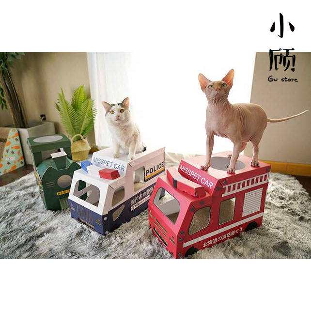 [小顾商店]MISSPET猫抓板小汽车火车消防车喵玩具磨爪睡床折叠在类目 宠物/宠物食品及用品, 猫/狗玩具, 猫抓板中 - 来自Buy2taobao.com提供专业的淘宝代购服务