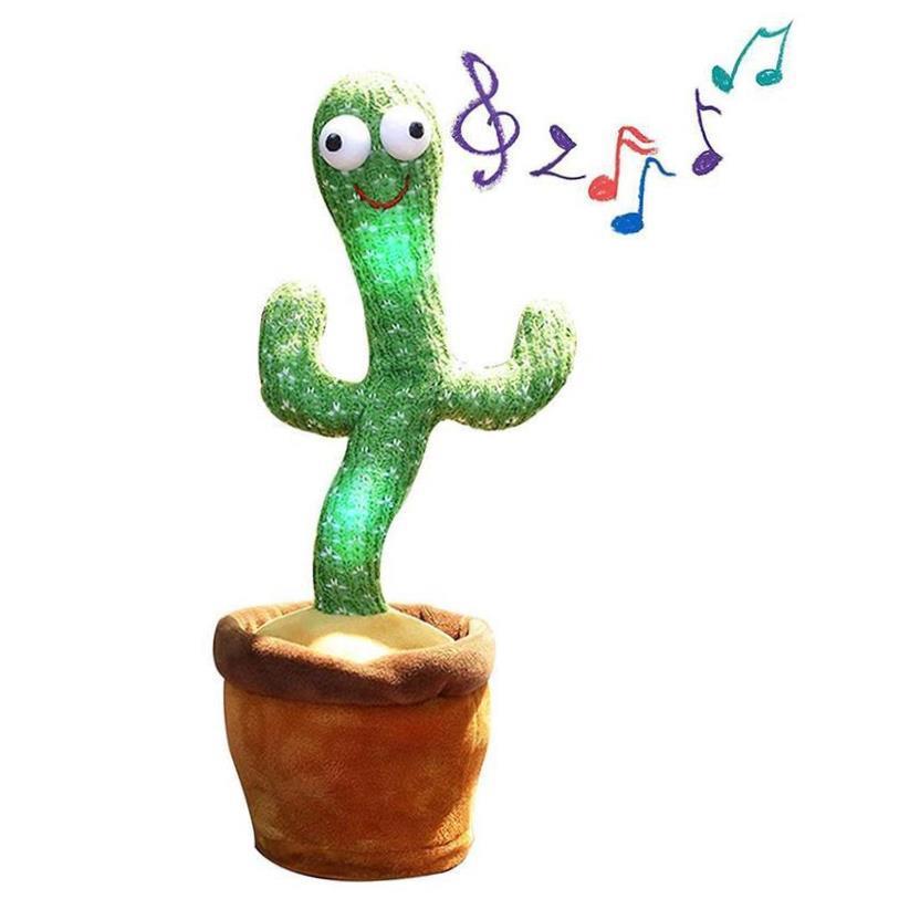 Lovely Dancing Cactus Doll Talking Toy Electron Plush Toy 1