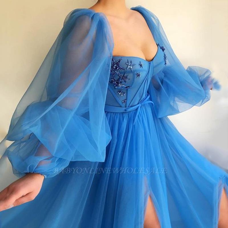 Evening Dresses Gauze split wedding dress网纱婚纱晚礼服