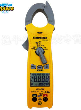 美国进口fieldpiece菲比斯 测温电容数字万用表高精度钳形表SC260