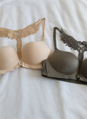 B21-29女式无钢圈前扣美背抹胸裹胸性感夏季中厚舒适无痕AB杯小胸