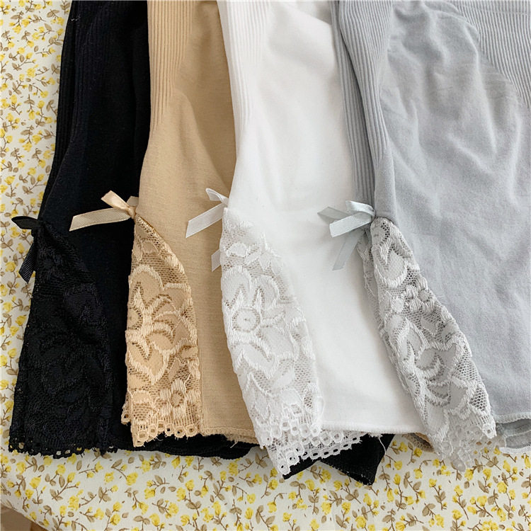 无缝一体式平角居家夏季安全裤