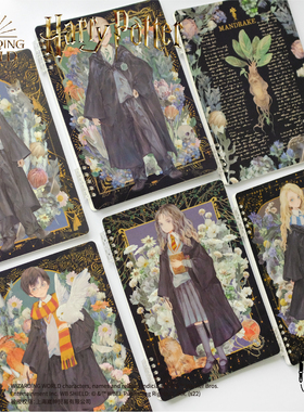 新品上市 哈利波特活页笔记本 HarryPotter联名限定款记事本B5横线空白本子40页魔法学院世界赫敏格兰杰纽特